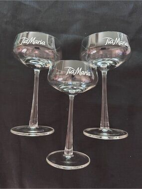 Tia Maria Espresso Martini Glasses - Set of 3